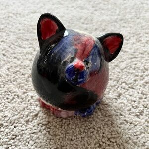 Ceramic Cat Figurine - Money Bank